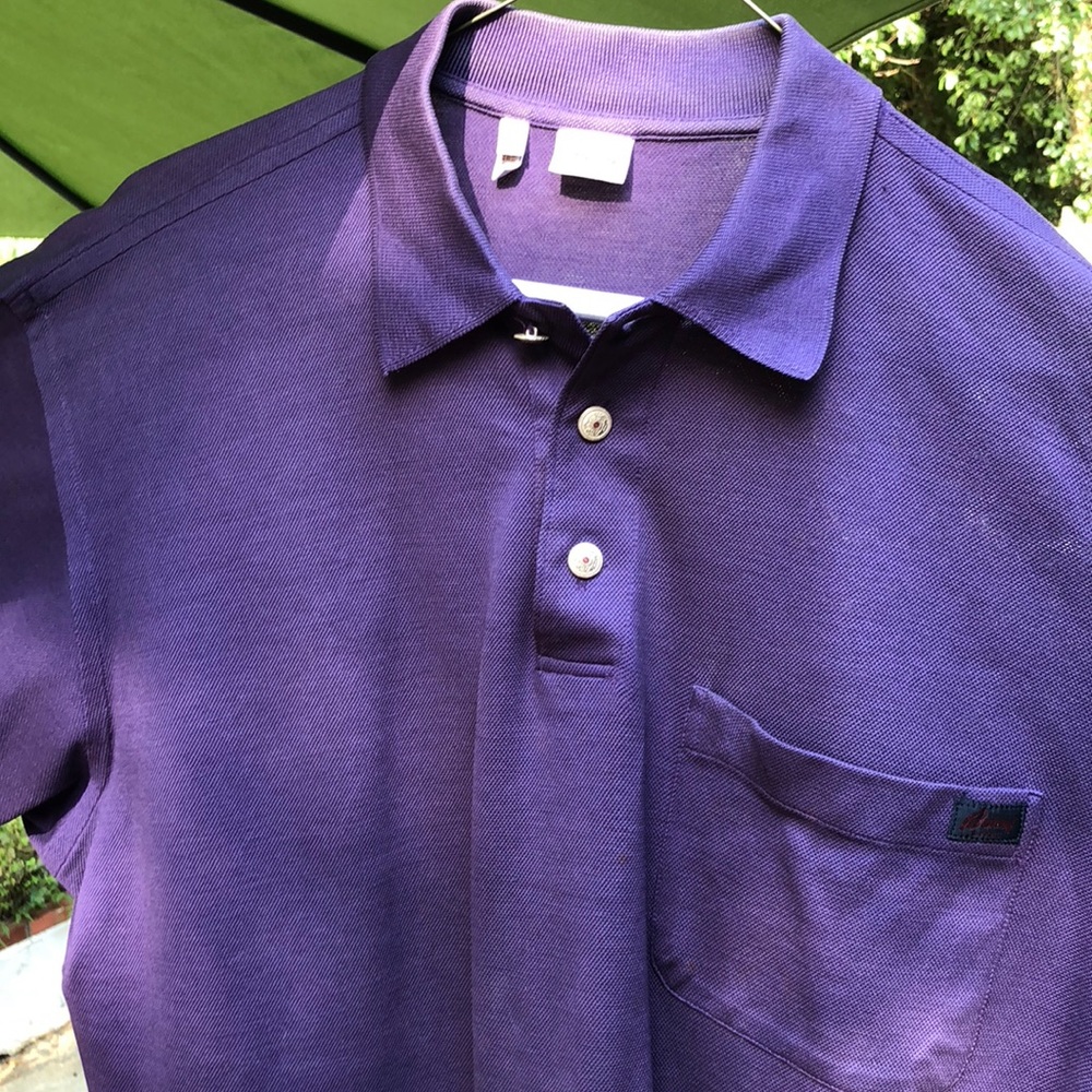 BRIONI GOLF SHIRT w/BRIONI logo on pocket